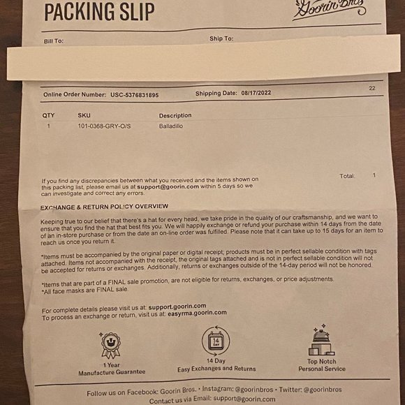 Goorin Bros. Limited Edition Trucker Hat - BALLER - "Balladillo" - Picture 5 of 7